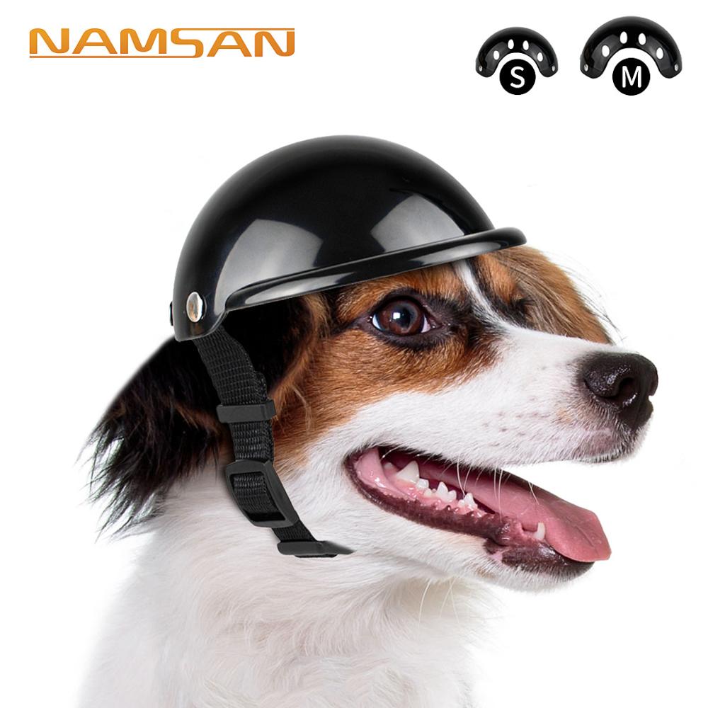 Hond Helm Knappe Plastic Veiligheid Biker Motorfietsen Hond Puppy Beschermen Cap Voor Small Medium Honden S M Dierbenodigdheden