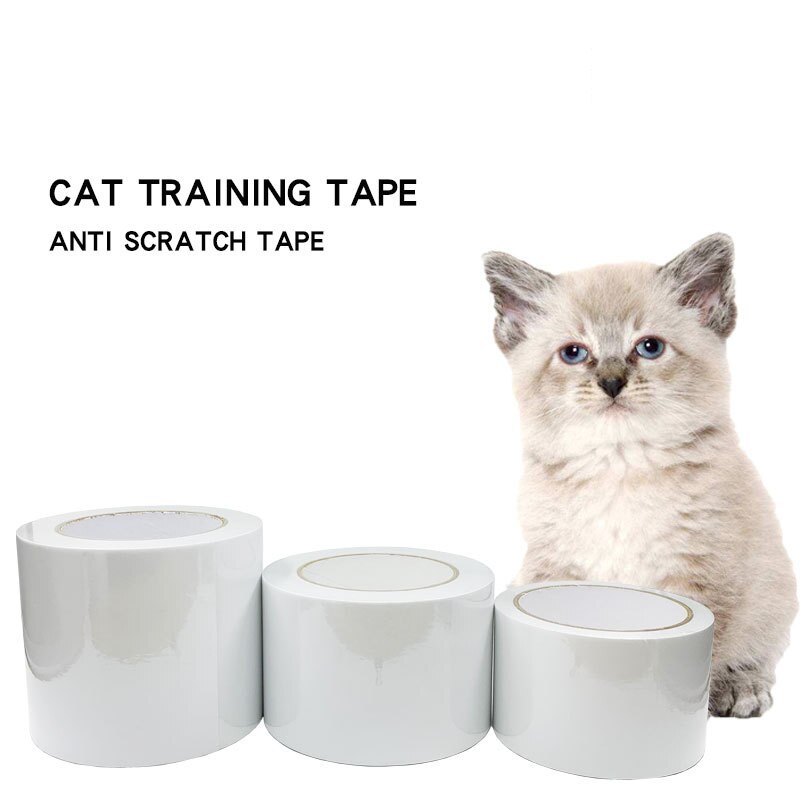 3m/5m*65mm Furniture Sofa Guard Cat Scratch Protector Anti-Scratch Tape Roll Cat Scratch Prevention Clear Sticker
