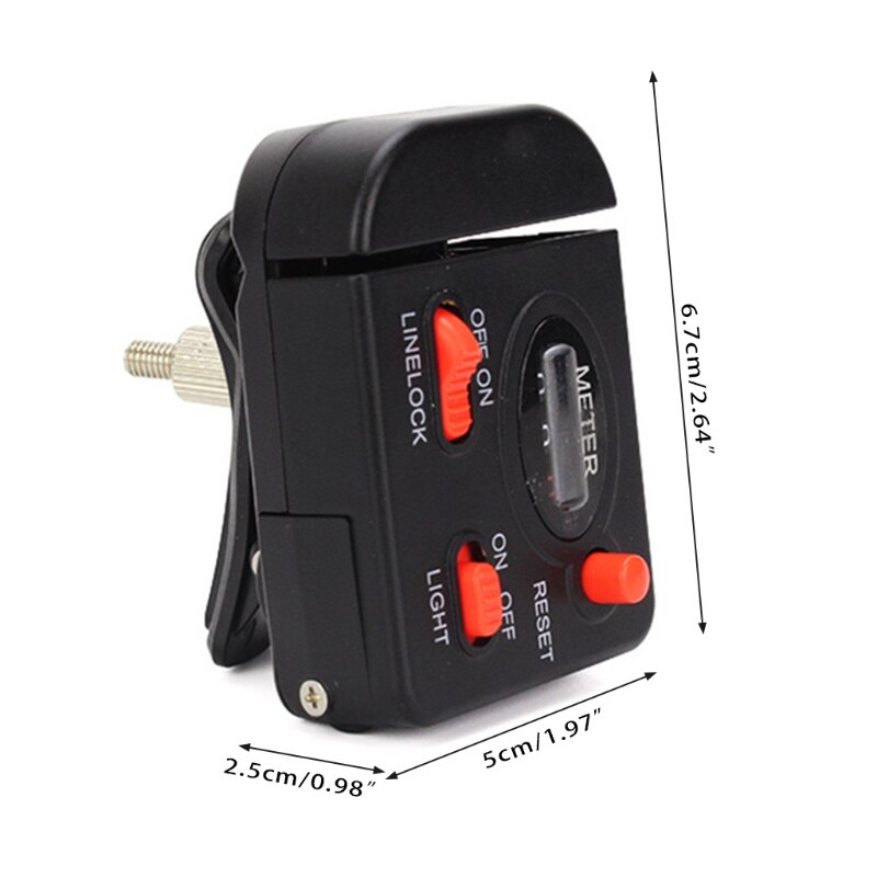 Counter Meter Recorder High Accuracy Fishing Depth Display Digital Reel Meter ABS Counter Gauge Line Count Tool 99.9m