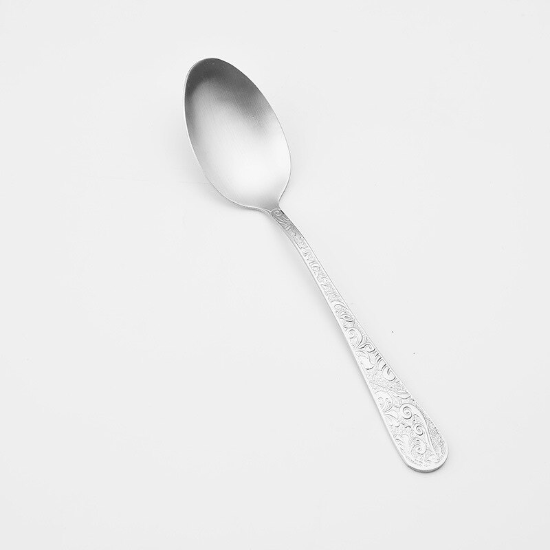 Ensemble de couverts en acier inoxydable de , couteau, fourchette, cuillère, soulagement du Steak, décoration de cuisine à domicile, pour amis: green