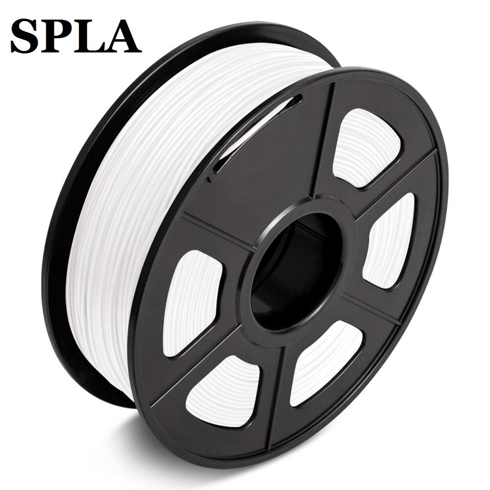 3D Stampante Filamento S PLA 1kg SPLA Colore Bianco 1.75mm Tolleranza 0.02 millimetri di Alta Durezza Non-tossico 3D Materiale di Stampa con Spool