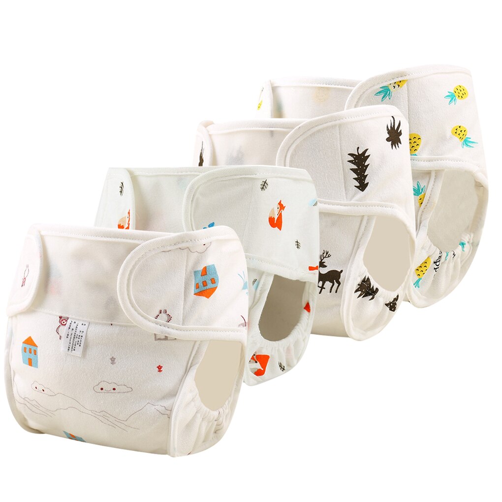 Baby Nappies Diaper Reusable Washable Cloth Diapers Cotton Nappy Cover Waterproof Newborn Baby Traning Panties Diapers Pocket