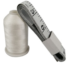 Hilo Soluble en agua, Dissapear en agua, disuelto en agua, blanco crudo, 1000 metros con cinta