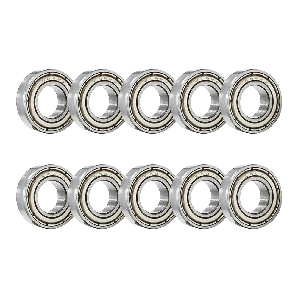 10-100 stücke Kugellager 608zz 623zz 624zz 635zz 626zz 688zz für Skateboard 3D-Drucker Schlittschuh hoch Kohlenstoff Stahl Miniatur Lagerbier: Silber / 3mm