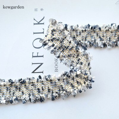 Kewgarden 23mm burr vävda satinband handgjorda tejp diy bowknot hantverksmaterial material band 3 meter: Blågrå