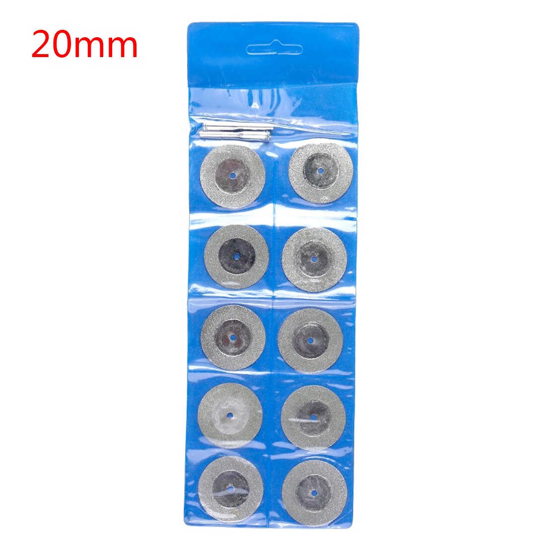 Diamond Cutting Disc Diamond Circular Saw Blade Wheel Disc With 3mm Mandrel for Dremel Rotary Tool for Gemstones/Glass/Ceramics: 20mm