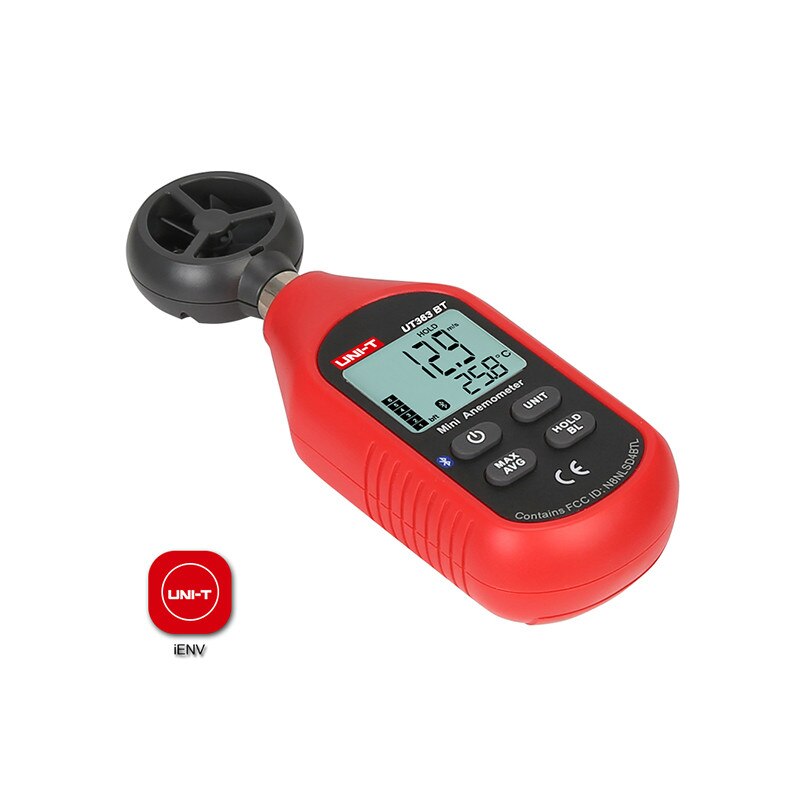 UNI-T UT363BT Mini Digital Bluetooth Anemometer Handheld Digital Wind Speed Tester Thermometer Wind Meter Upgraded from UT363