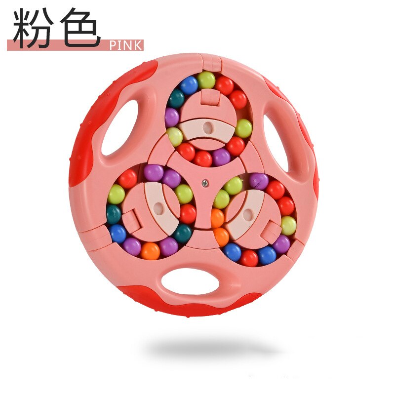 2022 rotierenden Bean Intelligenz Fingertip Cube kinder Finger Gyro Anti-Stress-Cube Pädagogisches Festplatte Spielzeug: Freier Raum