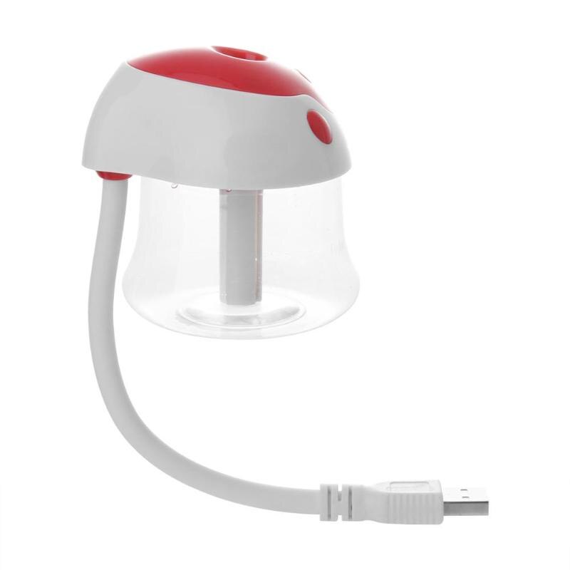 Mini Auto Luchtbevochtiger Aromatherapie DC 5V 2W USB Luchtverfrisser Auto Luchtreiniger Luchtverfrisser Diffuser Auto Accessorie Auto Styling draagbare: Rood