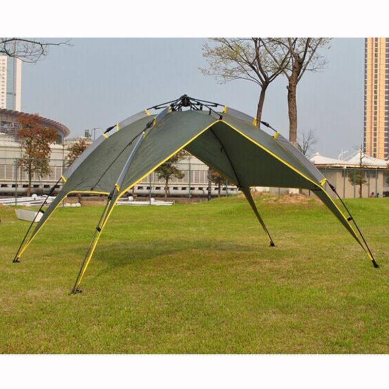 TK Global 3/4 persone tenda da campeggio ultraleggera per esterni 3 stagione 4 stagione professionale 20D tenda impermeabile a doppio strato HWC
