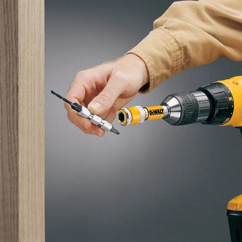 DEWALT DW2700 DW2701 DW2702 wiertło z odwróconą jednostką #6 #8 #10 2 w 1 wiertło do drewna 6mm 8mm 10mm akcesoria