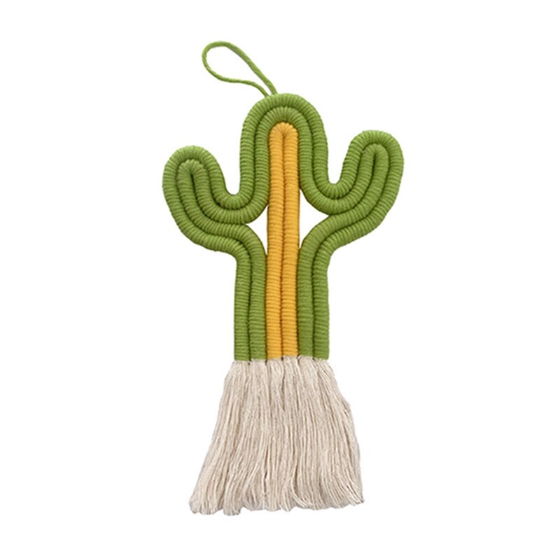 INS Handgemachte Kindergarten Decor Macrame Hängen Wand Dekor Kaktus Ornamente Kinder Bett Room Decor Baby Baby Foto Requisiten Home Decor: S3