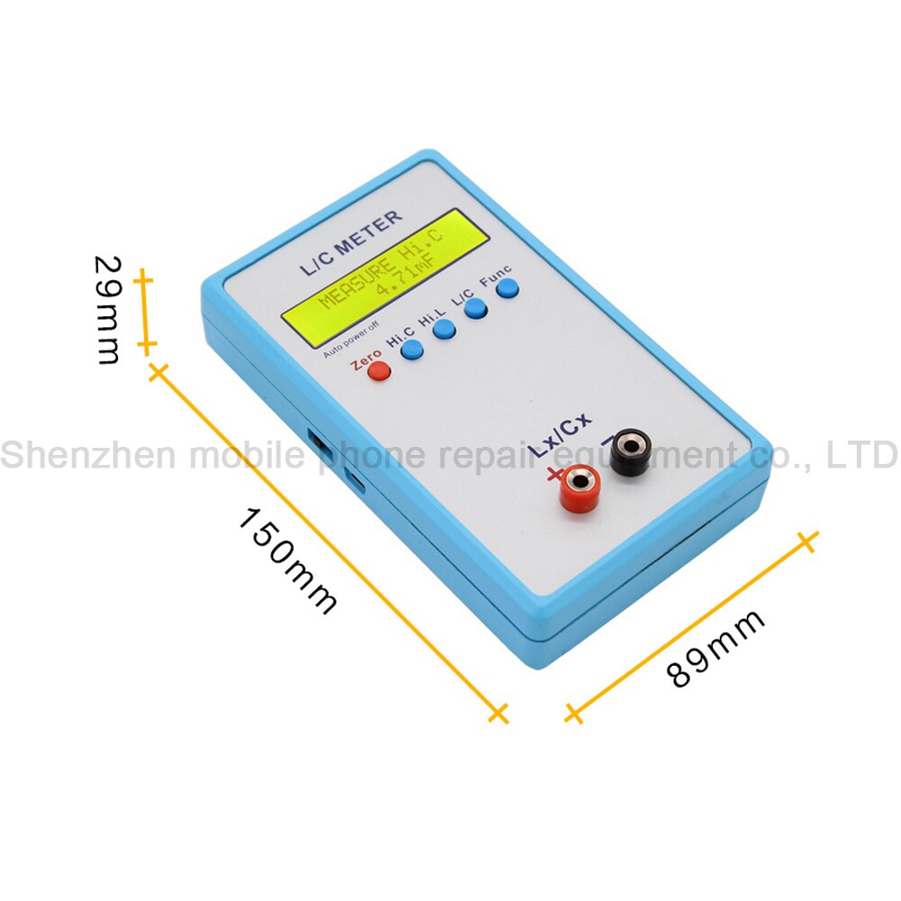 High Precision L/C Inductance Capacitance Multimeter Handheld measuring instrument Measuring range 1pF-100mF/1uH-100H