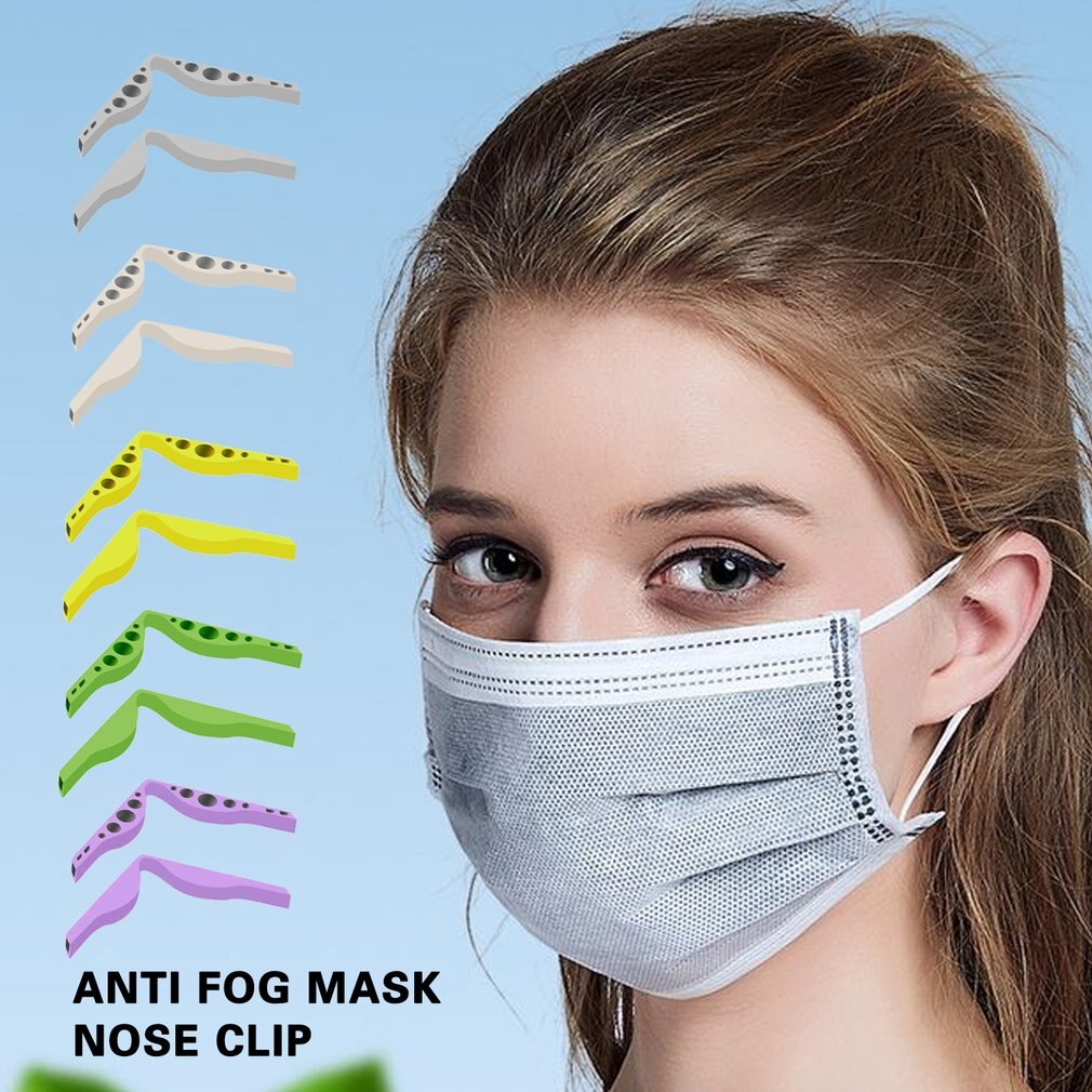 Anti-nebel Maske Nase Clip Anti-Beschlagen Nase Brücke DIY Gummi Material Praktische Ersatz Nase Clip