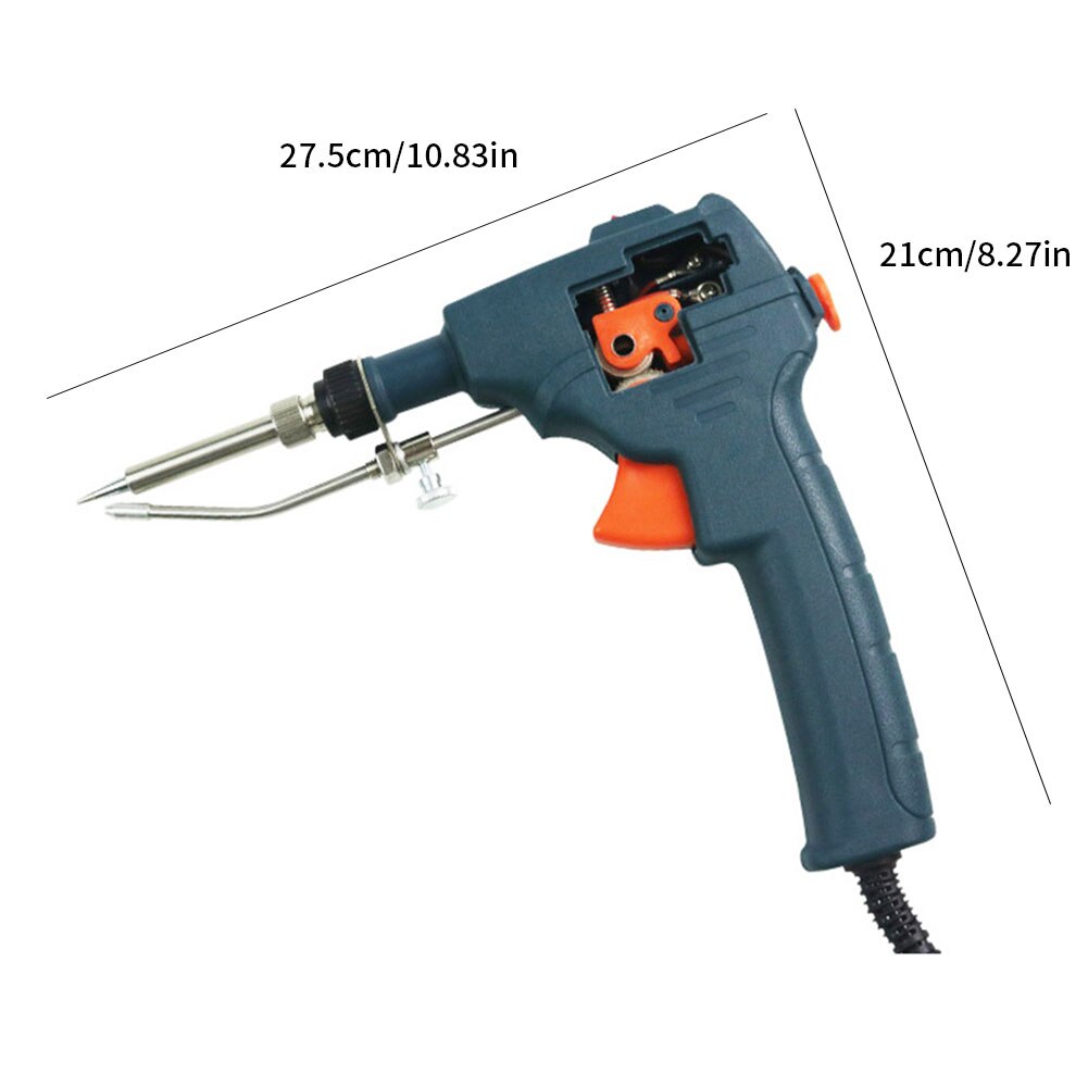 60W Handheld Internal Heating Soldering Iron Electric Temperature Auto Welding Adjustable Automatic Feed Heated Solder Tool Kit