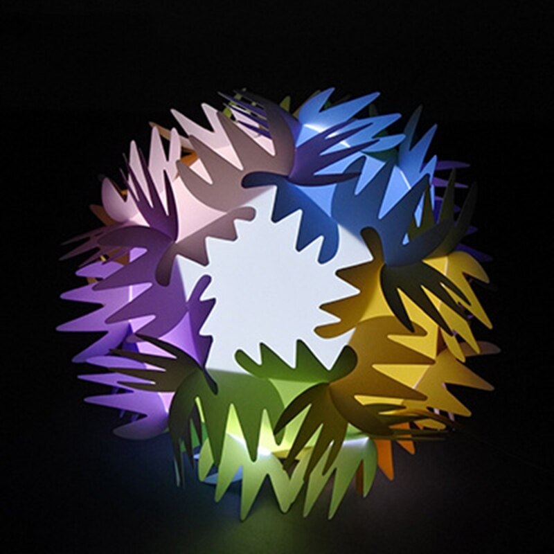 Linternas portátiles hechas a mano para niños, Kits de luces LED de juguete para guardería