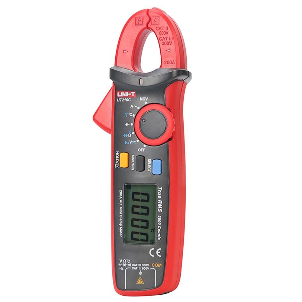 UNI-T UT210A B C D E Stroomtang Circuit Power Detectie Tester Auto Range Multimeter Dc/Ac Stroom Spanning instrumenten Bz
