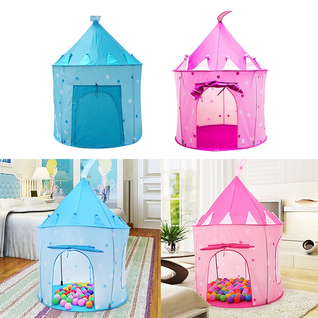 Opvouwbare Meisjes Prinses Fee Spelen Tent Kids Castle Cubby Speelhuis Speelgoed