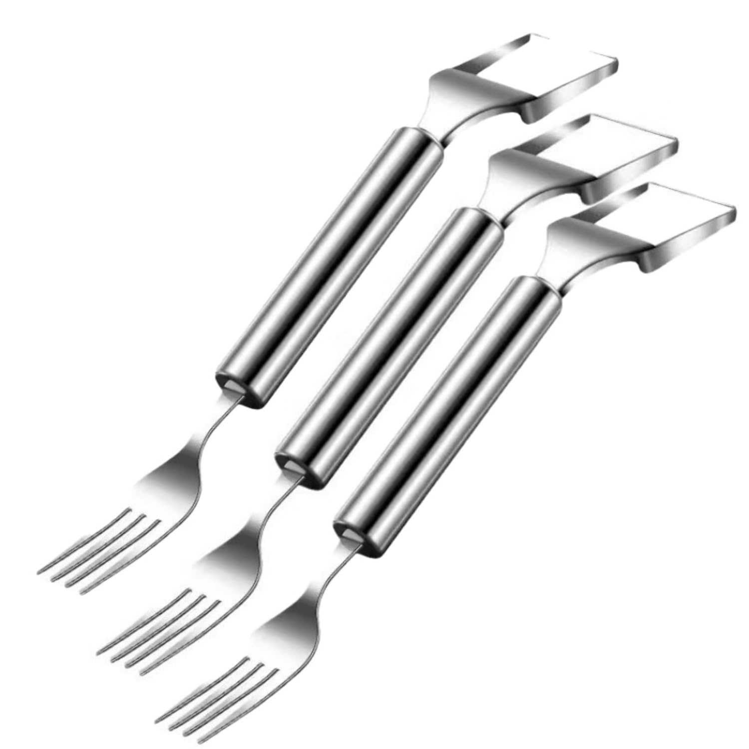 2025 Watermeloen Slicer Tool Rvs Fruit Cutter Dual Head Watermeloen Vork Meloen Cutter Keuken Gadgets: Licht Groen