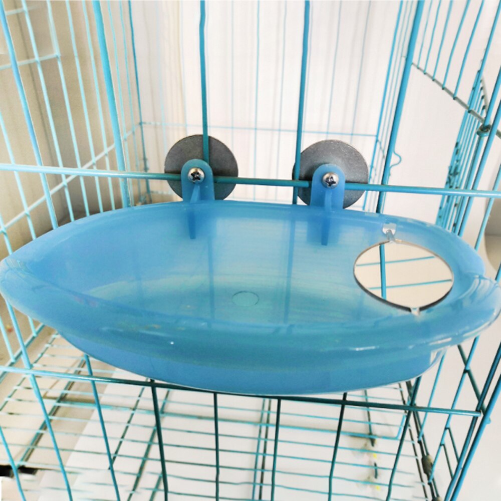 Photo inspiration: Pipifren Parrot Bathtub With Mirror Bird Cage Acce Photo Inspiration