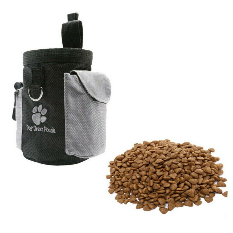 Pets Dog Puppy Obedience Training Treat Bag Feed Bait Food Snack Pouch Belt UK