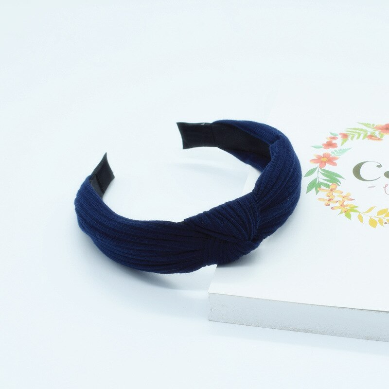 Diadema anudada para niña y mujer, bandanas con lazo de lana, diadema con orejas de animales, turbante, accesorios para el cabello, 1 ud.