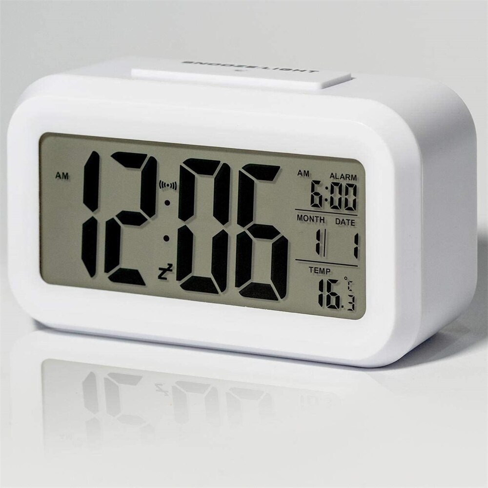 LED Digital Wecker Hintergrund beleuchtung Schlummer Daten Zeit kalender Desktop Multifunktions elektronische Hintergrund beleuchtung Tisch uhr