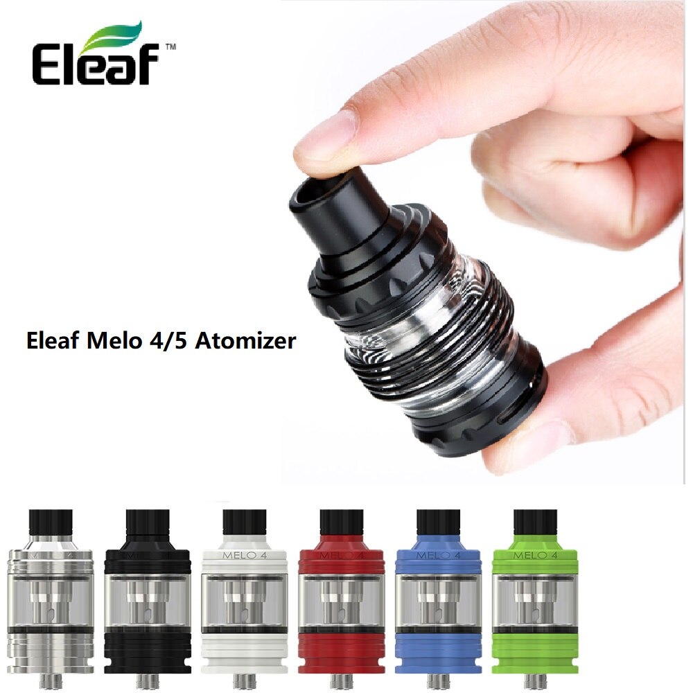 100% Original Eleaf Melo 4 Atomizer 2ml/4.5ml & Melo 5 Atomizer 2ml/4ml Tank Fit Eleaf IKuun I80/ iKuun I200 /iStick Rim MOD