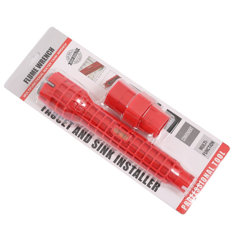 Faucet and Sink Installer Multi-purpose Wrench for Toilet Bowl Sink Bathroom Kitchen Plumbing