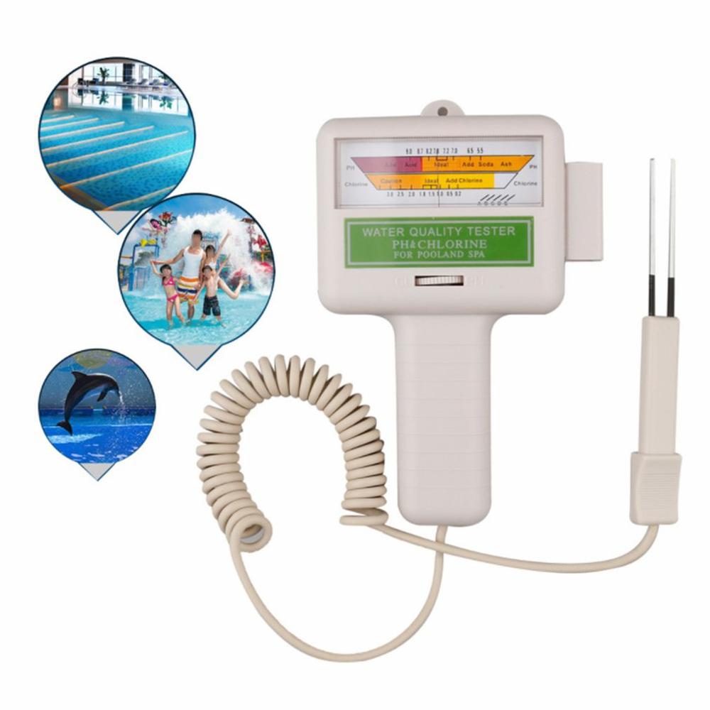 Ph Chloor Meter Tester Instrument Chloor Water Quality Tester Apparaat Zwembad Chloor Ph Meter Voor Tuin Aquarium