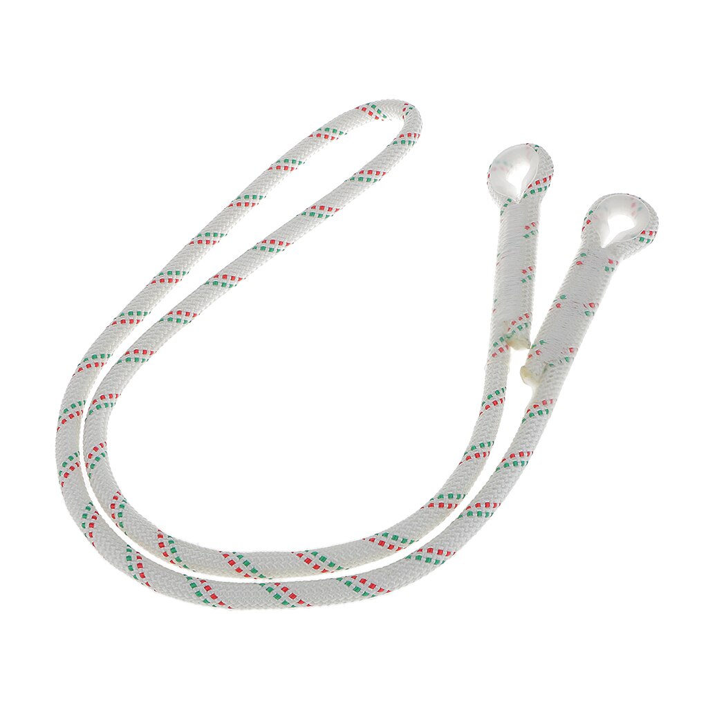 Outdoor Climbing Equipment 1PC 1M/1.5M 22KN Safety Rope Dynamic Rope Lanyard White Rock Climbing Accessory Fall Protection