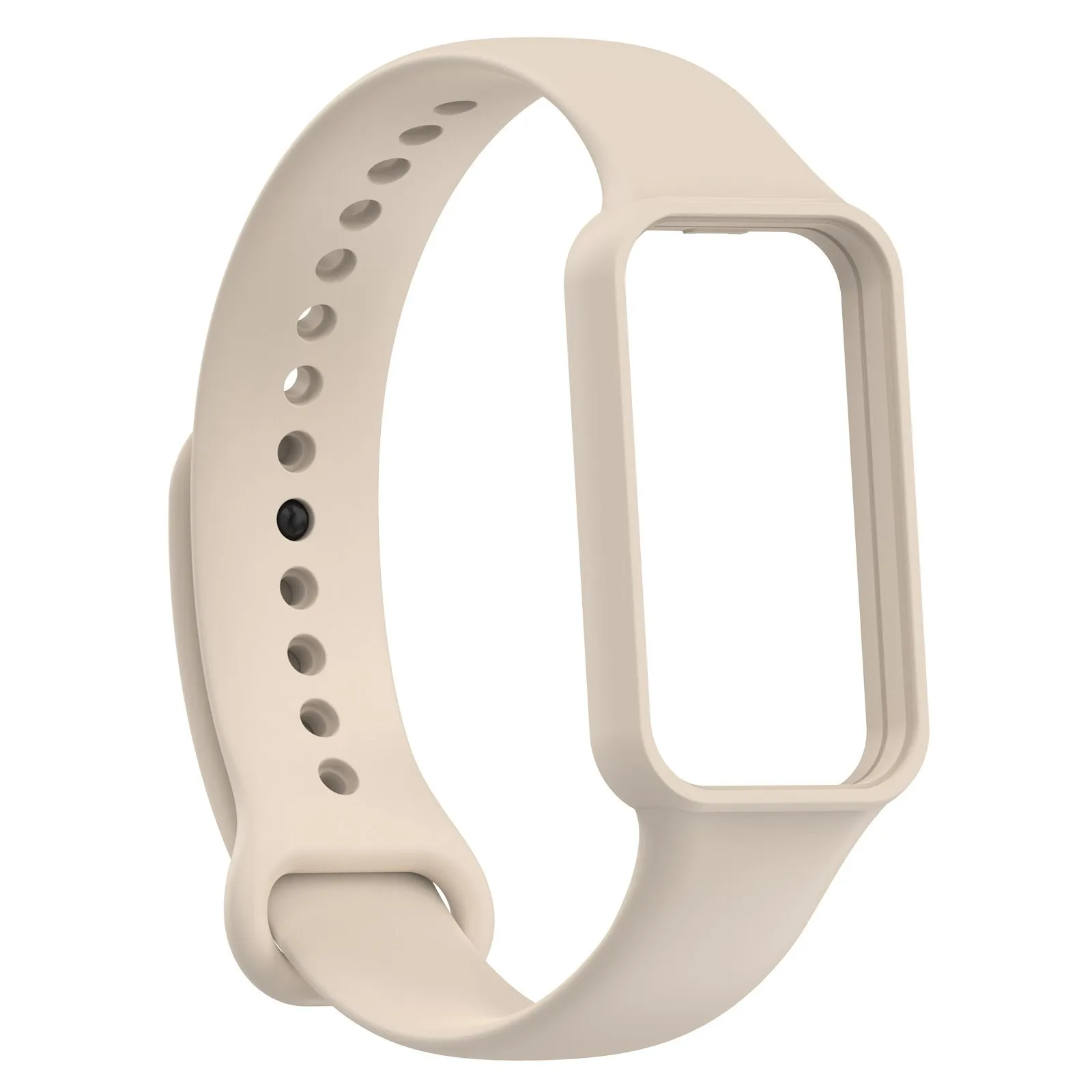 Silikon klokkerem til huami amazfit band 7 smartklokkerem armbånd soprt armbånd til amazfit band 7 remspenne: Svart grønn