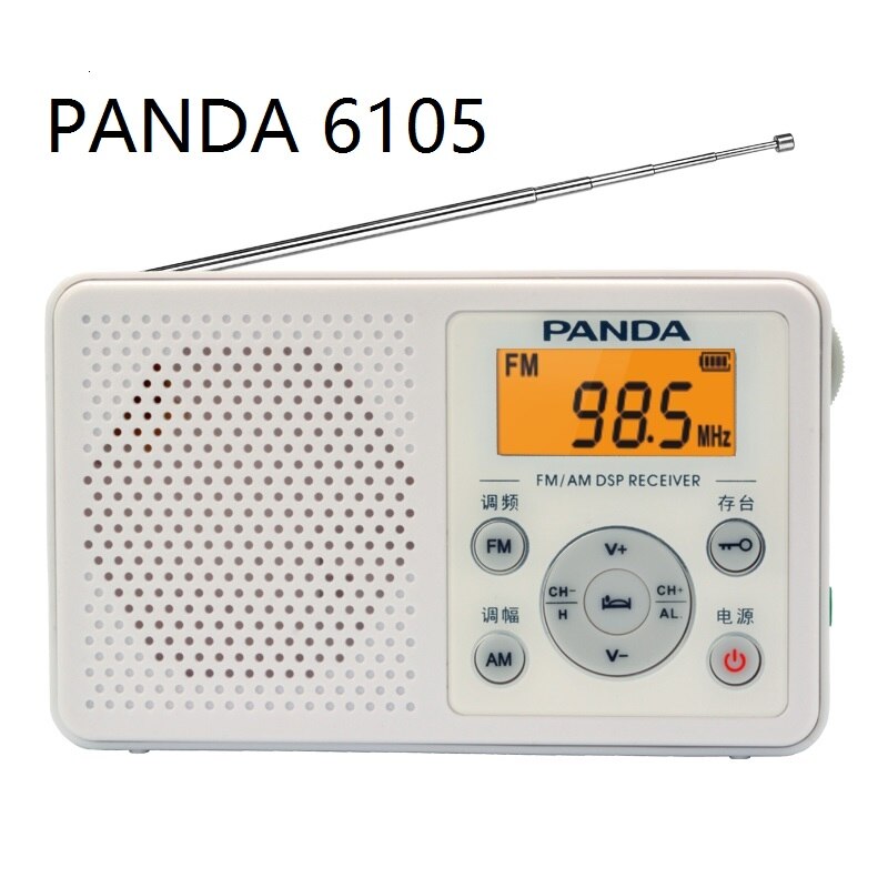 panda 6105 cyfrowe dostrojone radio FM rano dwuzakresowe angielski słuchanie studenckiego poziomu 4 odbiornik kampusu egzaminacyjnego