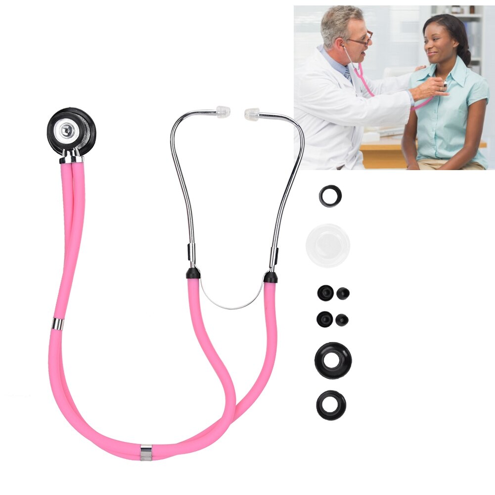 Lightweight Aluminum Alloy Dual Head Acoustic Stethoscope Device