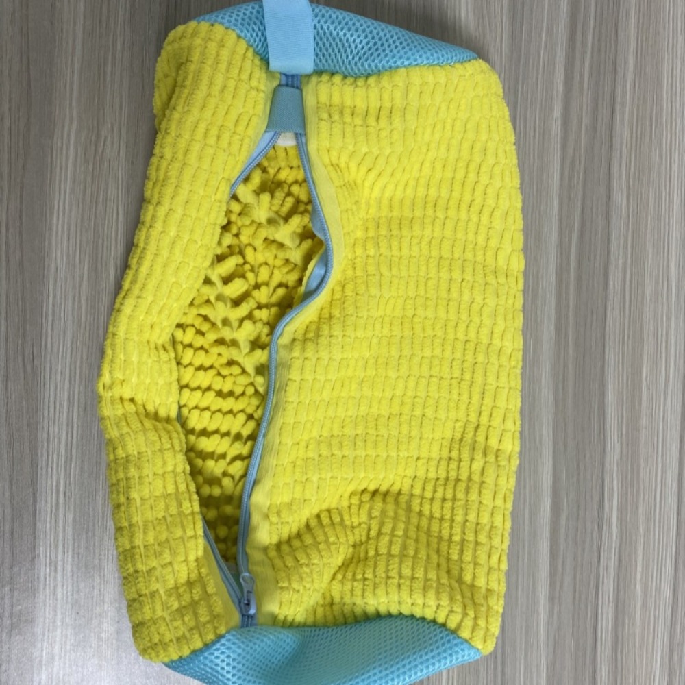 Chenille Shoe Wash Bag - Machine Washable Laundry Bag for Shoes, Anti-Scratch Protection Mesh Bag for Footwear Care
