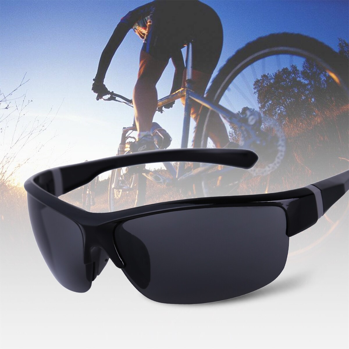 Lunettes de soleil de sport tendance pour hommes et adultes avec monture ultra-légère, parfaites pour le baseball, la conduite, la pêche, le golf, la course à pied
