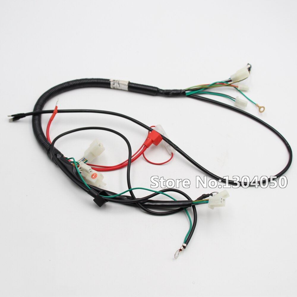 Complete Electrics Wiring Harness CDI Ignition Coil Switch D8EA Spark Plug Chinese Dirt Bike 150 200 250cc Zongshen Loncin
