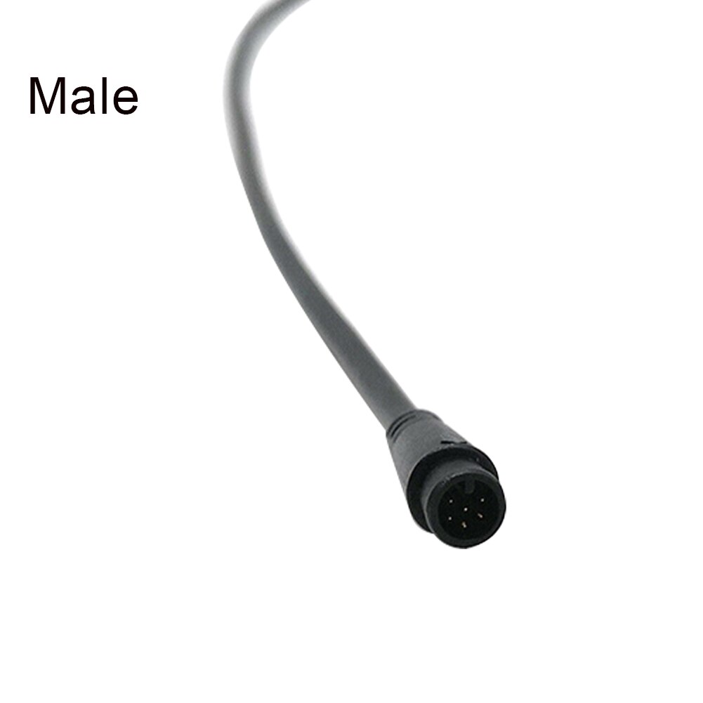 2 3 4 5 6 pin kabel julet stik vandtæt stik til ebike display kabel hun han kabler modificeret tilbehør: 6 pin han