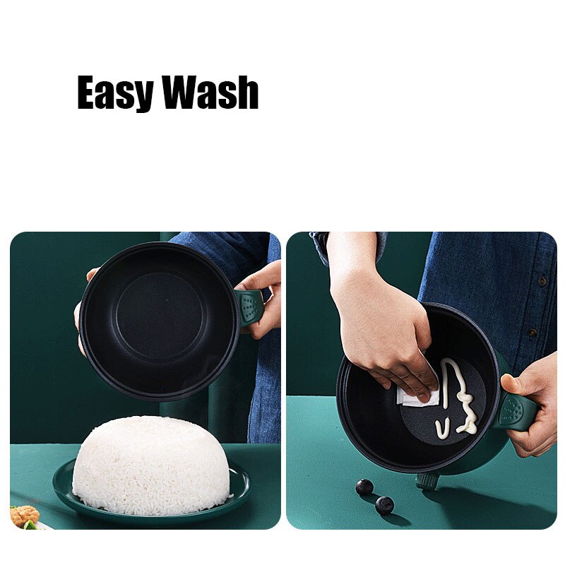 220V Mini Multifunction Electric Cooking Machine Household Single/Double Layer Pot Multi Electric Rice Cooker Non-stick Pan