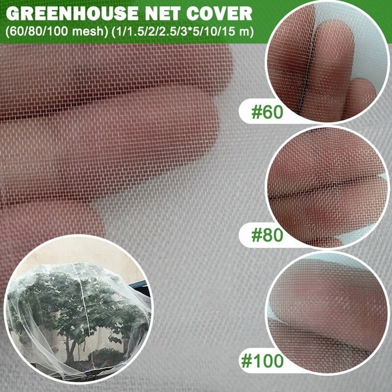 Serre Filet De Protection Légumes Fruits Soins Couverture Couvertures Végétales Net Moustiquaire Antiparasitaire De Jardin anti-oiseaux Filet 1 Pièces