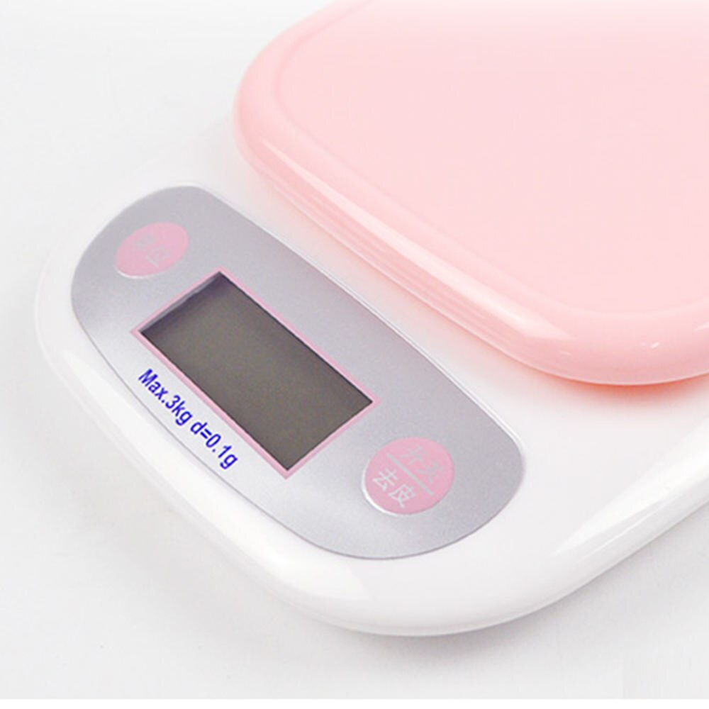 Electronic Digital 5kg/3kg /1g Kitchen Cooking Black/White With Bowl Weighing Scales Kitchen Scale High Precision Desktop Scale