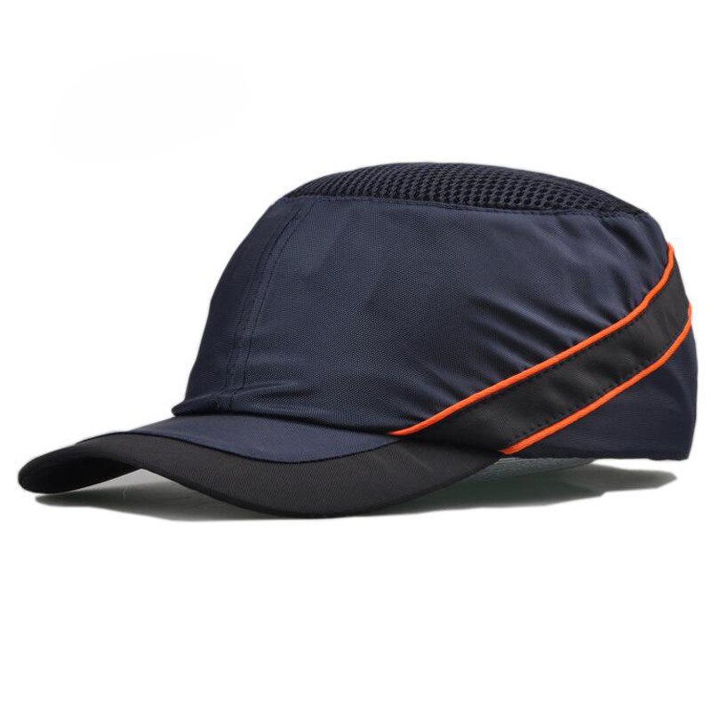 Bump cap sikkerhedshjelm arbejdssikkerheds hat åndbar sikkerhed lette hjelme baseball stil til udvendige dørarbejdere gmz 003: Marine sikkerhedshjelm