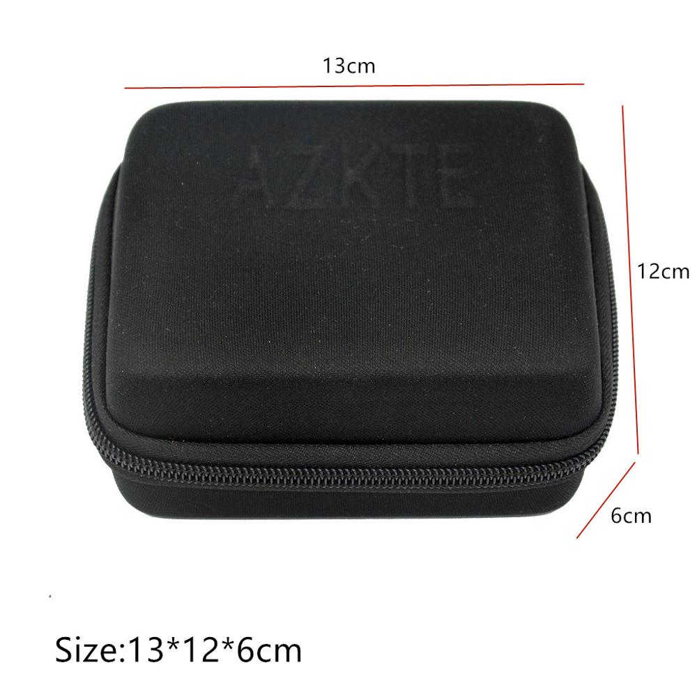 13*12*6cm novo design mini caixa de eva forro montagem câmera para gopro hero 7 6 5 4 para yi 4 k sj eken esportes câmera montagens caso