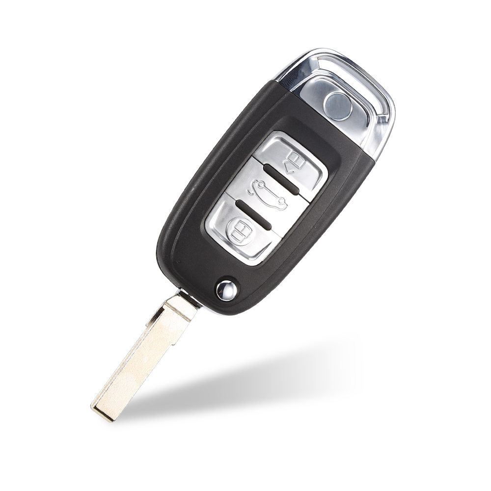 3 tasten Remote Key Shell Für Volkswagen VW Für Skoda Sitz Caddy Eos Golf Tiguan 5K0837202AD Flip Klapp Schlüssel Fall HU66 Klinge