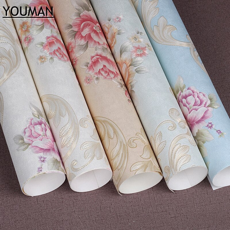 YOUMAN 3d Vinyl Behang Reliëf PVC Desktop Wallpaper Hd 3d Zelfklevende Behang Kamer Decals Roll DIY Decor Thuis Damast