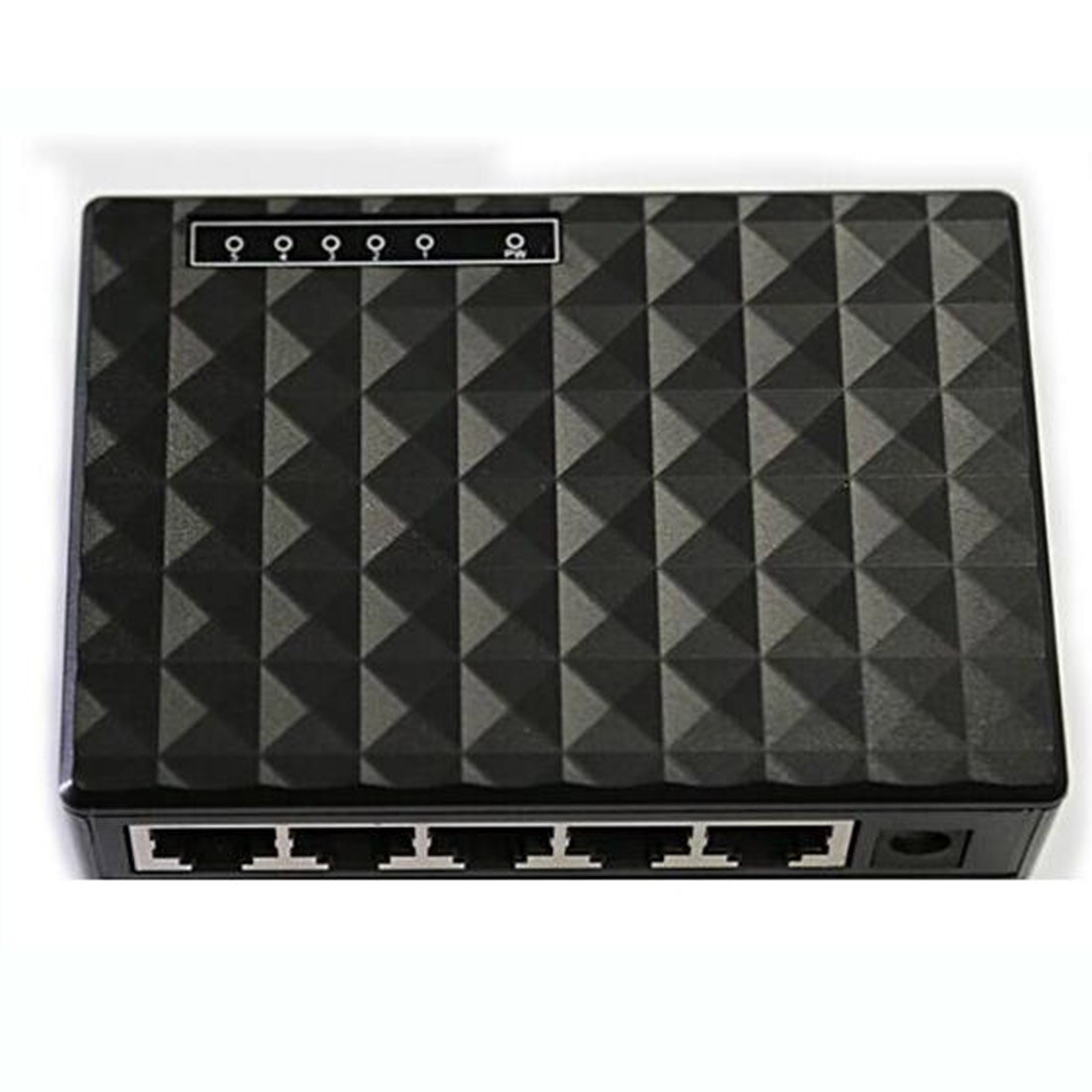 NOYOKERE Mini 5 Hafen 10/100Mbps Basis Gigabit Schalter Hub RJ45 LAN Ethernet Schnelle Schreibtisch Netzwerk schalter Schwarz/Weiß
