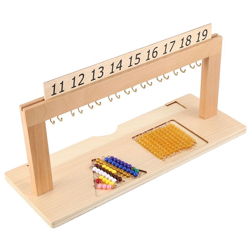 Matchende tavle med perle stativ matematisk drift pædagogisk legetøj børnehave matematik tidlige uddannelsesmidler