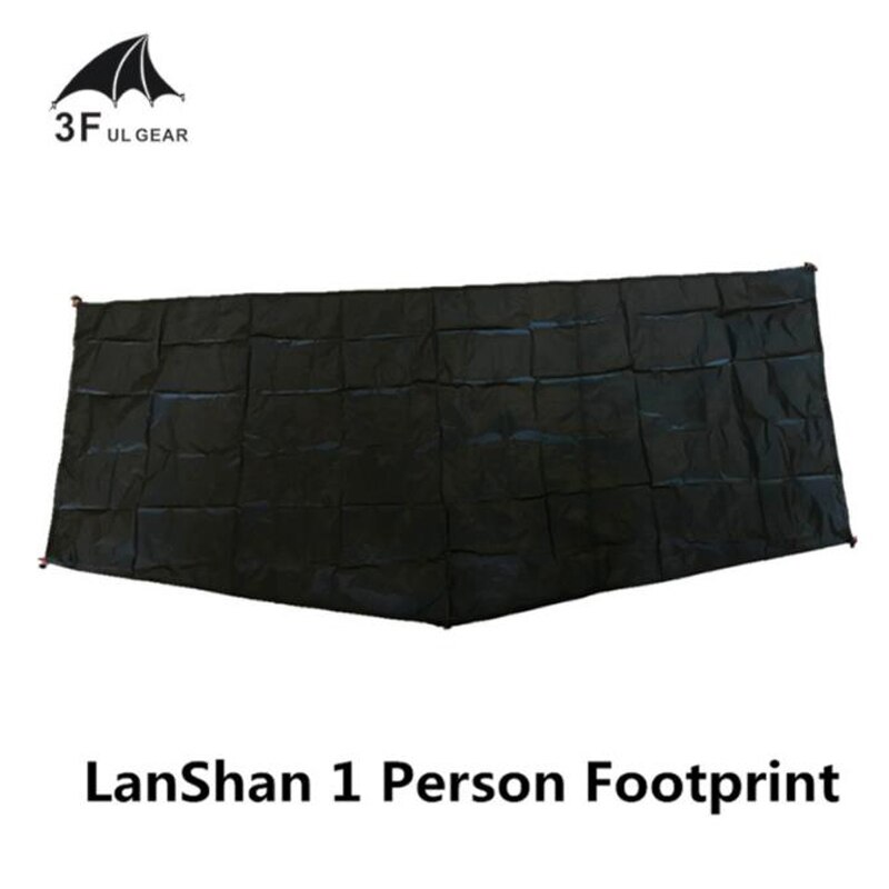 3F UL GEAR LanShan 1 carpa, huella impermeable, resistente al desgaste, tela de suelo de nailon original, 210x95cm: Default Title