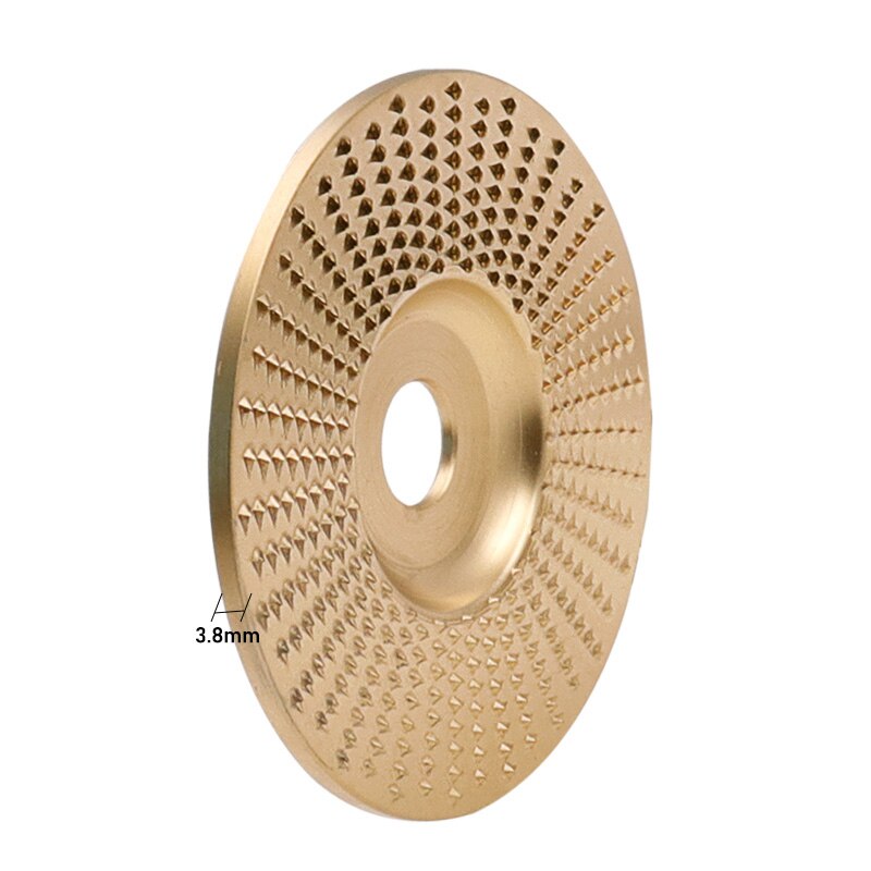 Disco de modelado de madera de carburo de tungsteno, amoladora de tallado de madera, disco de lijado, herramienta rotativa de lijado para amoladora angular, 98mm