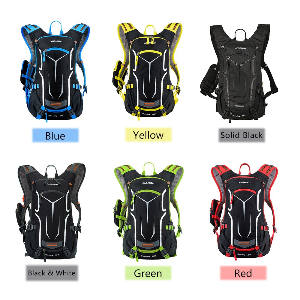 ANMEILU 18L Klettern Rucksack Radfahren Rucksack Männer Frauen draussen Sport Tasche Wasserdichte Camping Wandern Rucksack mit Regen Abdeckung